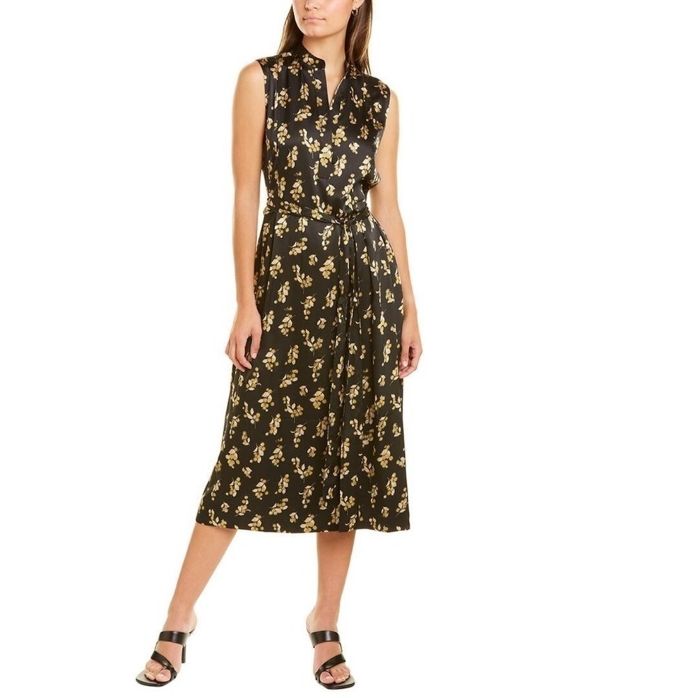 Vince Dandelion Popover Midi Dress size XS